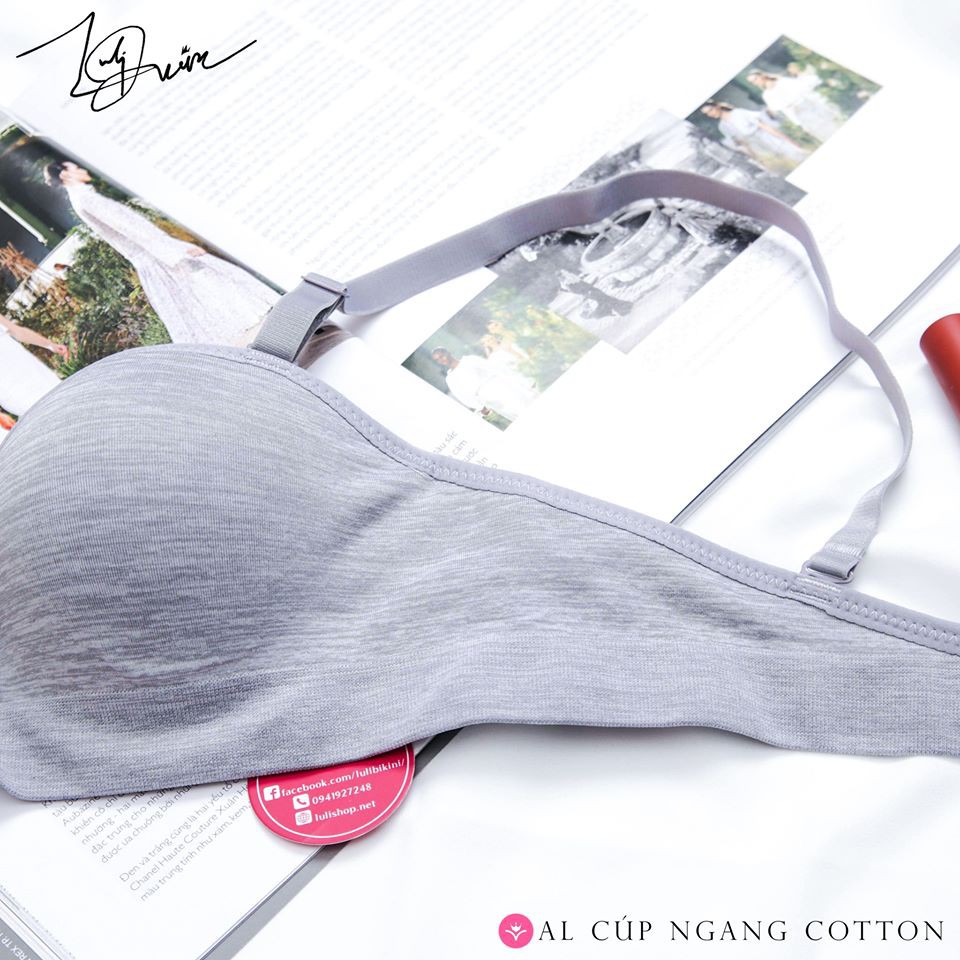 Áo lót cup ngang cotton mềm mịn thoáng mát hè 2021 | luliqueen | BigBuy360 - bigbuy360.vn
