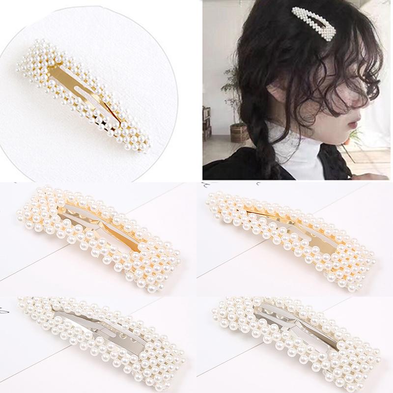 Kẹp tóc đính ngọc trai sang trọng thanh lịch