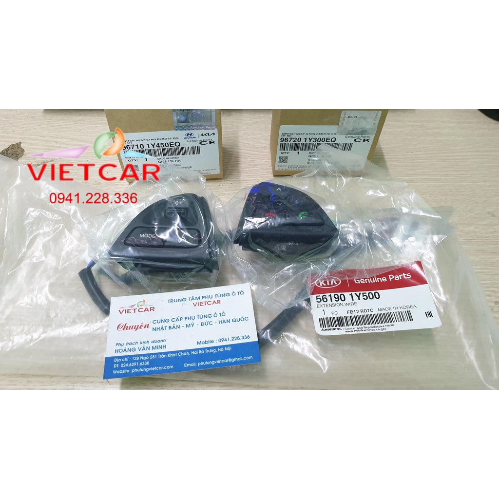 Phím,công tắc, khiển vô lăng Kia Morning 2012-2015