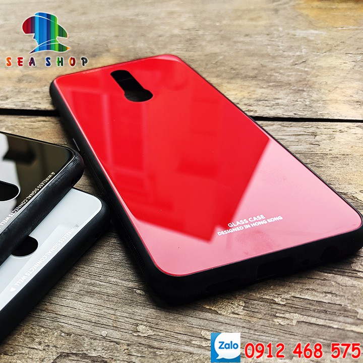 [TẶNG CƯỜNG LỰC] Ốp lưng Oppo F11 - Viền nhựa dẻo - Mặt lưng sử dụng chất liệu kính cường lực, màu sắc luôn tươi sáng