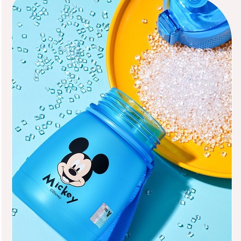 Bình Nước Họa Tiết Hoạt Hình Disney Có Ống Hút Dành Cho Trẻ Em