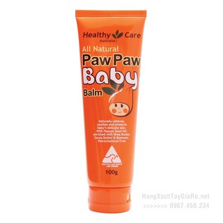 Kem Giữ Ẩm, Dưỡng Da Cho Bé Chiết Xuất Từ Quả Đu Đủ - Paw Paw Baby 100g - Hàng Úc Xách Tay