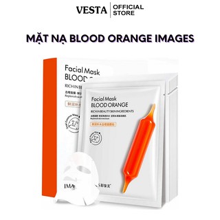 Mặt Nạ Giấy 💕𝑭𝒓𝒆𝒆𝒔𝒉𝒊𝒑💕 Mặt Nạ Dưỡng Trắng Da - Mask Images Chiết Xuất Cam Đỏ