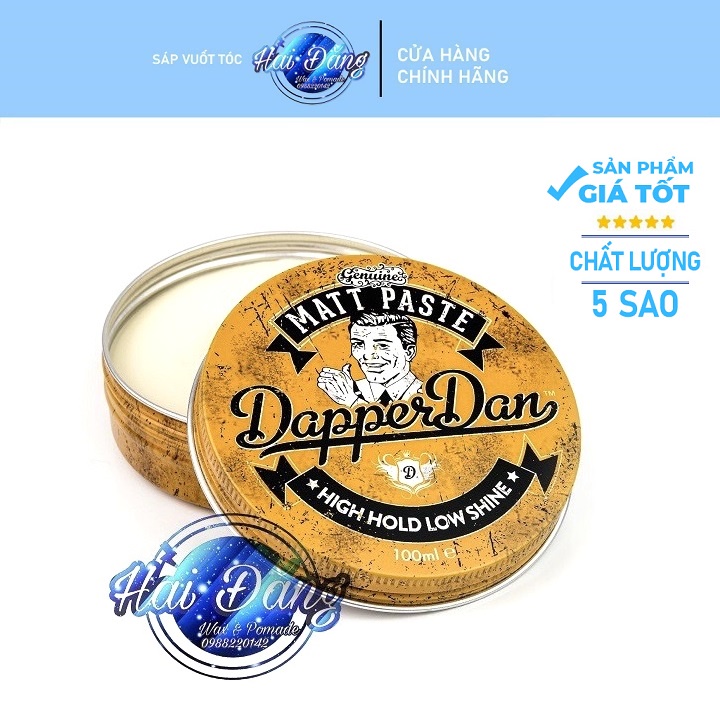 [ CHÍNH HÃNG UK ] Sáp vuốt tóc Dapper Dan Matte Paste 100ml