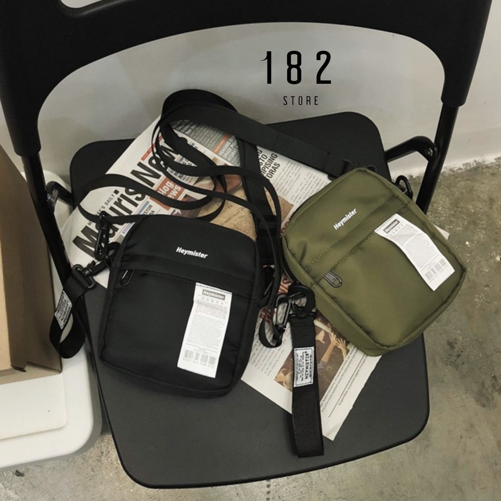 Túi Đeo Heymister Mini Unisex Nam Nữ Thời Trang Nhỏ Gọn Tiện Lợi Tặng Kèm Khoá Dây Hàng GenZ - The Black Box | BigBuy360 - bigbuy360.vn
