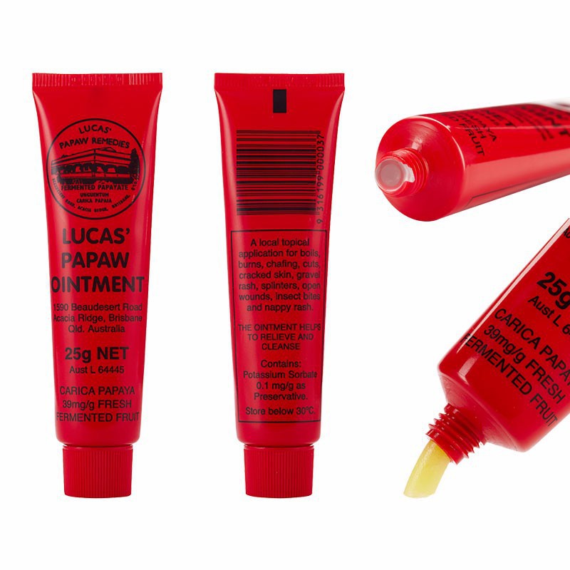 Kem Dưỡng Đa Năng Lucas Papaw Ointment Úc Giúp Mềm Da, Chống Nứt Nẻ 25g