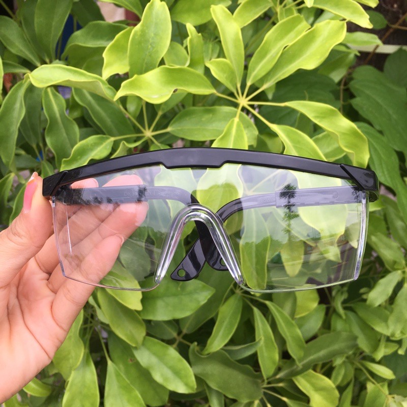 Kính bảo hộ chống bụi| Mắt kính đi đường viền bảo vệ mắt khỏi tia UV
