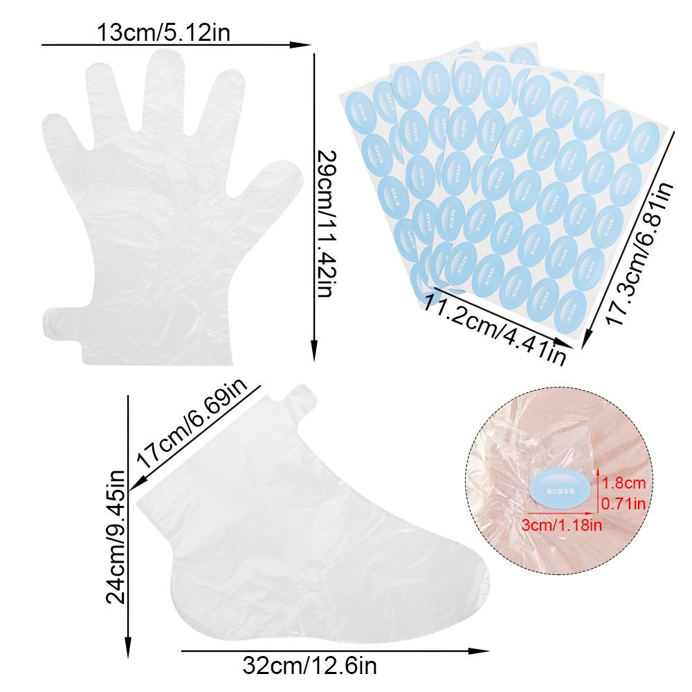 XIANTIN Bộ 200 Vỏ Bọc Chân Sáp Paraffin Bằng Nhựa Cỡ Lớn Tiện Dụng