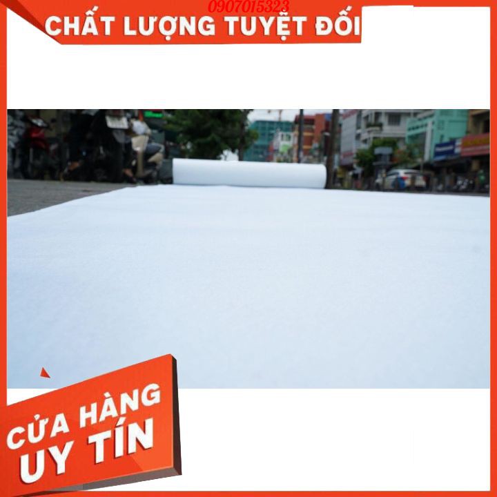 Thảm Nỉ Trắng Trải Sàn [Giá Rẻ Nhất] Trải Sự Kiện + Tiệc Cưới Khồ 2m x 0,5m