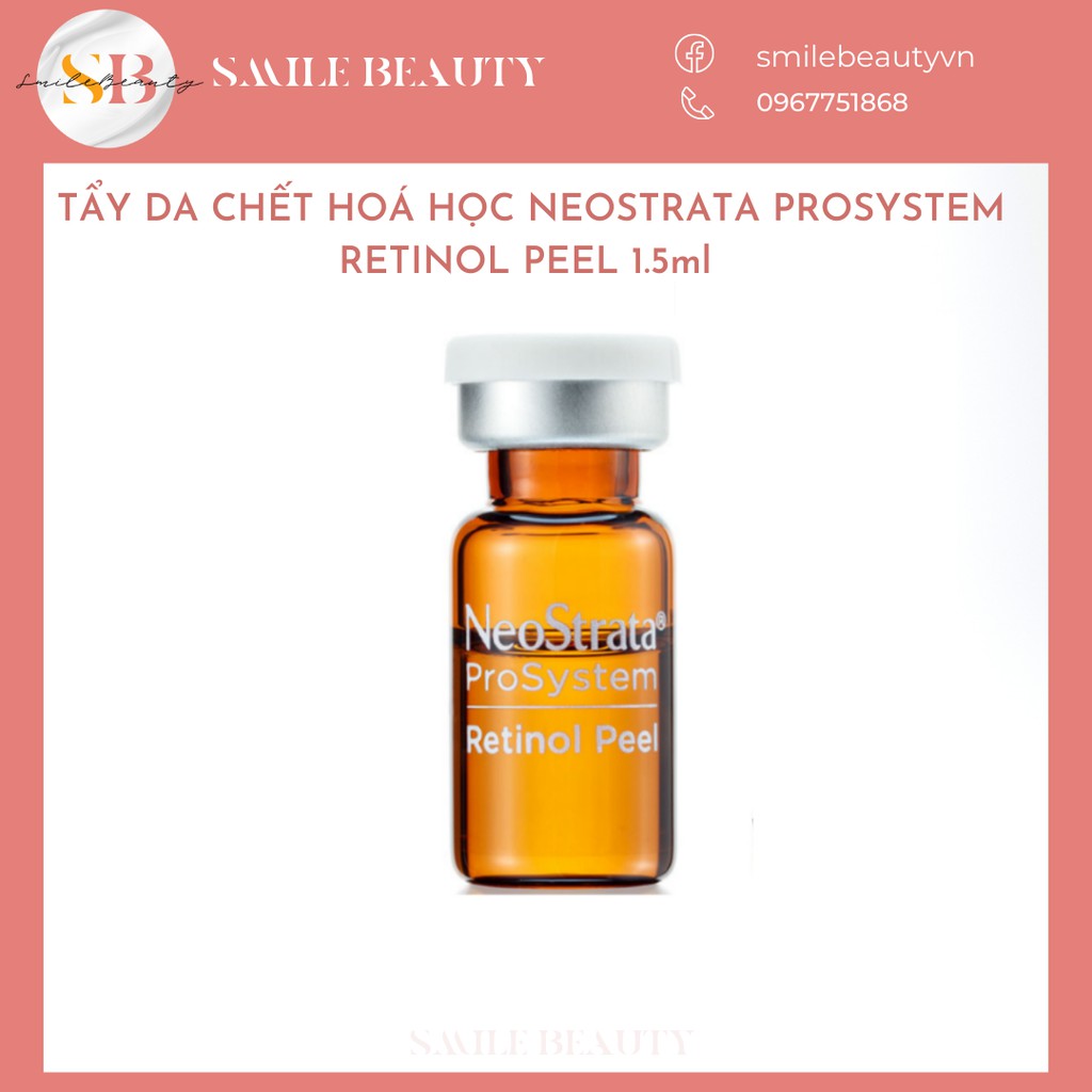 Thay da sinh học Peeling Neostrata Retinol 3% Retinol Chậm Lão Hóa Tăng Tốc Độ Tái Tạo Giúp Trắng Sáng Mịn Màng Ống.5ml