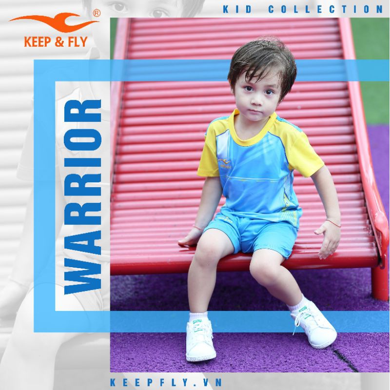 ĐỒ ĐÁ BÓNG TRẺ EM WARRIOR KID KEEP & FLY
