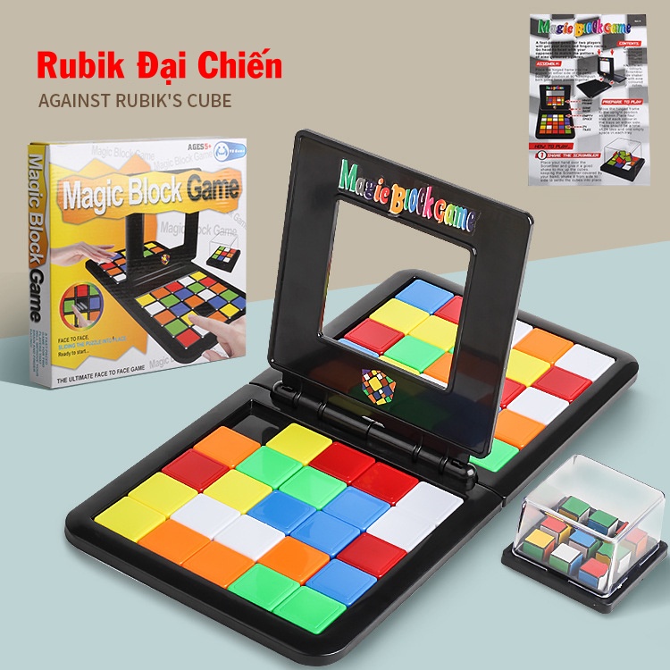 Rubik đối kháng Race Rubic Biến Thể Đồ Chơi Rubik Đại Chiến Board Game Magic Block Game Hot trend