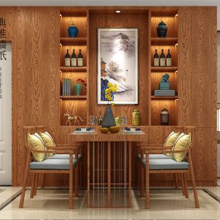 Giấy Dán Tường Vân Gỗ