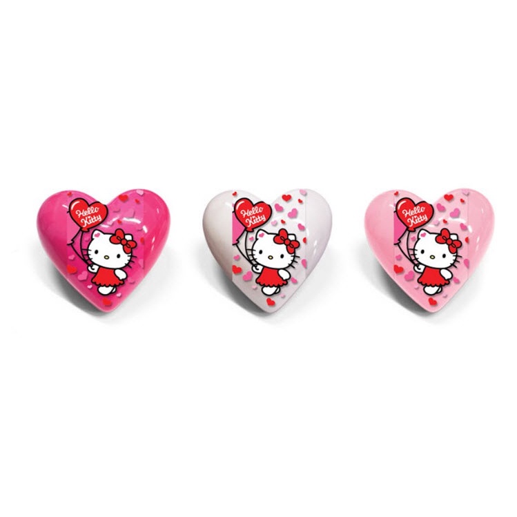 Kẹo trái tim đồ chơi Hello Kitty, Shimmer shine Relkon 10g