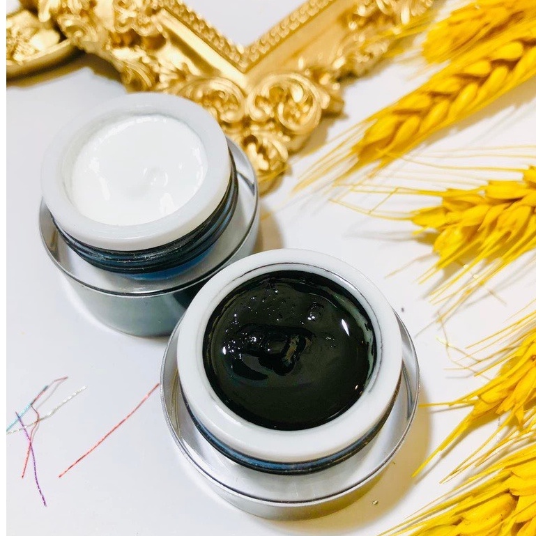 Gel vẽ đen trắng oulac 3D cao cấp gel vẽ nổi siêu đặc