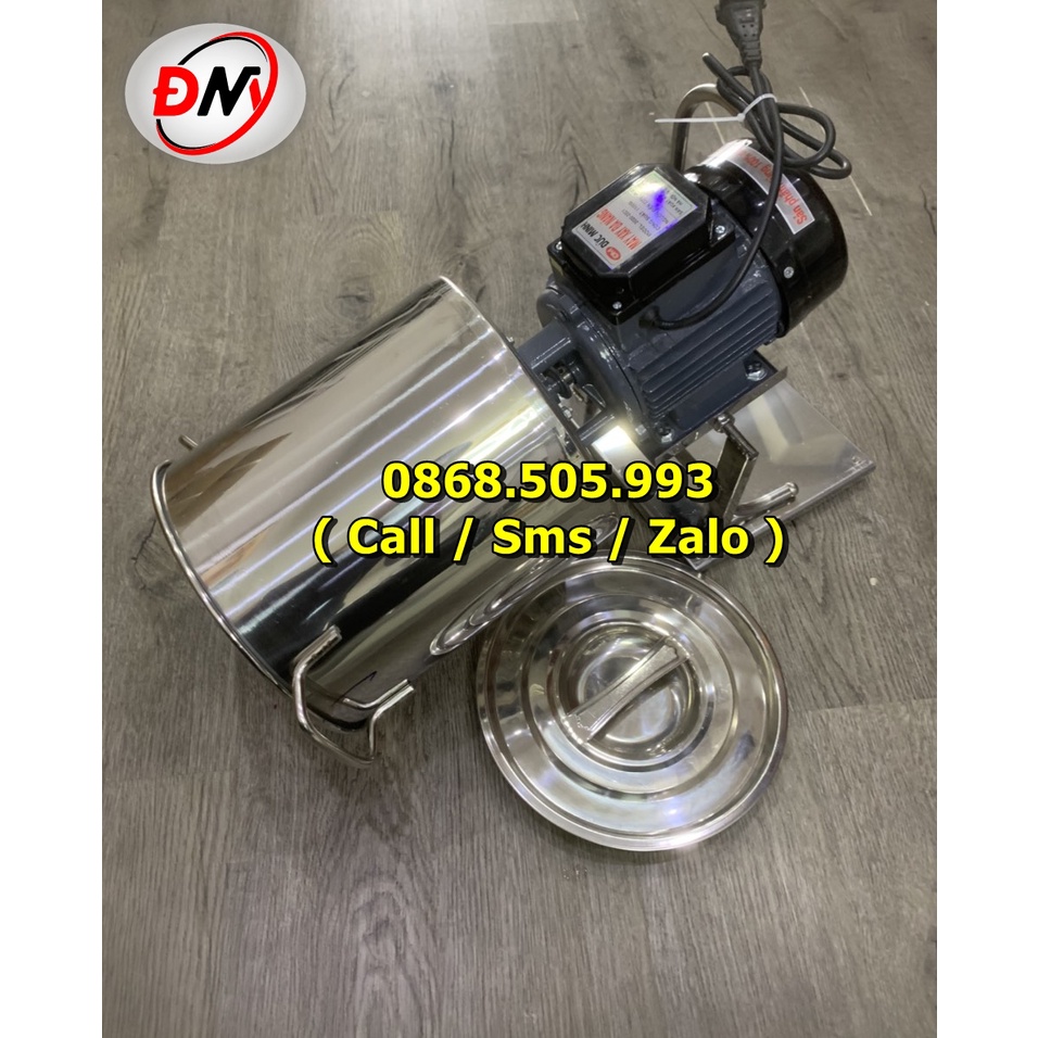 Máy xay rau má nồi và chân máy inox, xay lá dứa, lá nếp, lá thơm...Mô tơ 1100W - bảo hành 12 tháng