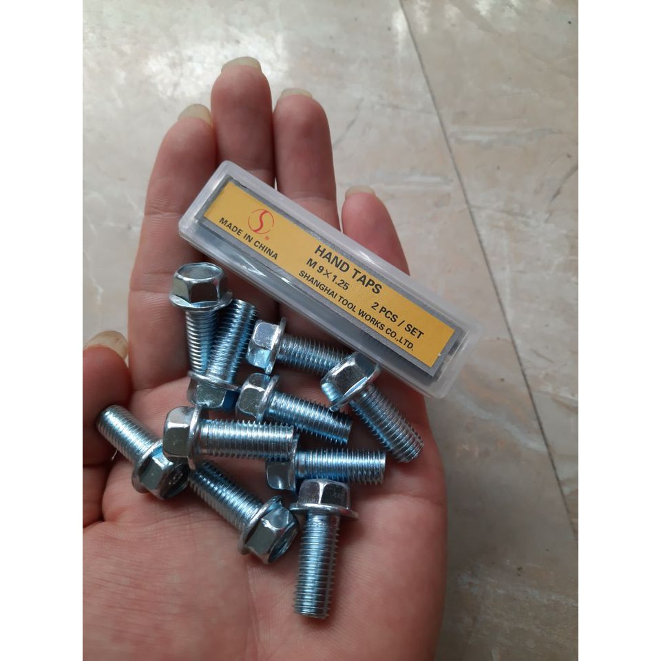 20 Ốc Dàn Để Chân 9Ly, Hộp 2 mũi taro 9ly