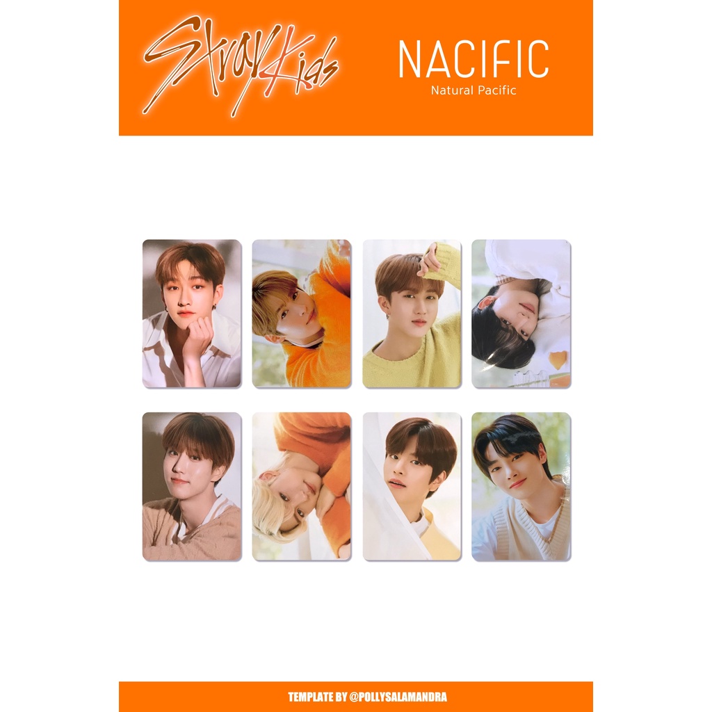 [Official] Ảnh thẻ bo góc Stray Kids Nacific (photocard, 4-cut postcard,...)