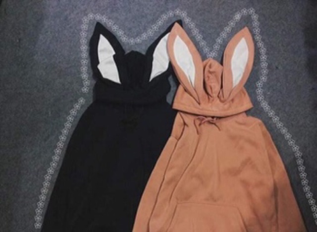 ÁO HOODIE TAI THỎ