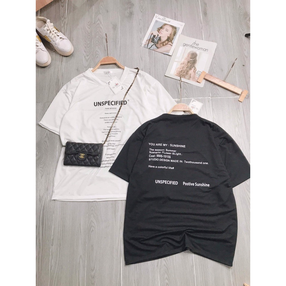 Áo Thun Tay Lỡ In Chữ UNSPECC Áo Phông Nam Nữ   chất cotton su Form Unisex