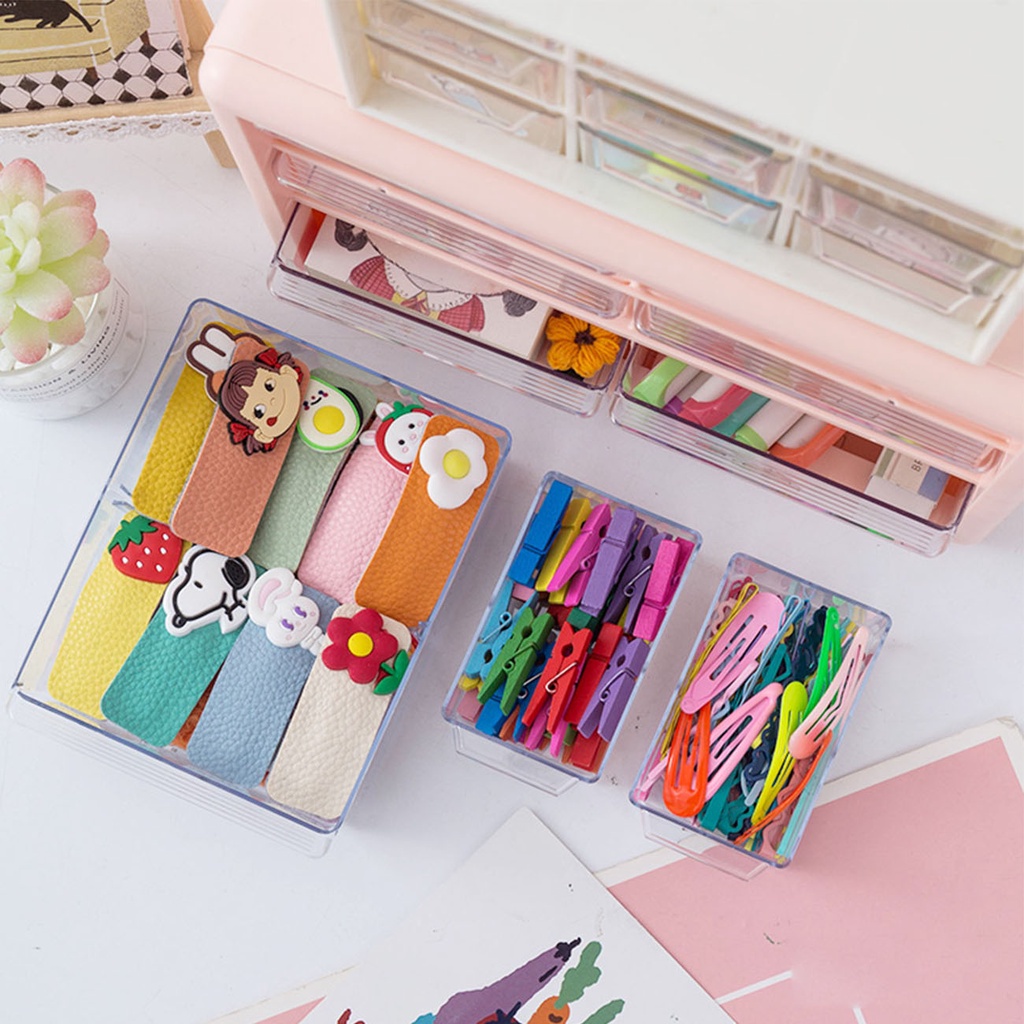 Hộp Đựng Đồ JUJIAJIA 9 Ngăn Siêu Đẹp Bằng Nhựa Đa Năng