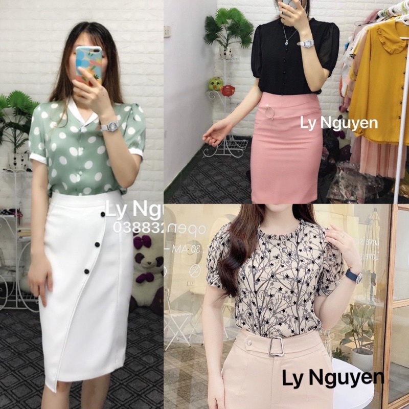 SET 3 ÁO SƠ MI CÔNG SỞ SIÊU ĐẸP (ẢNH THẬT 100% Do shop tự chụp)