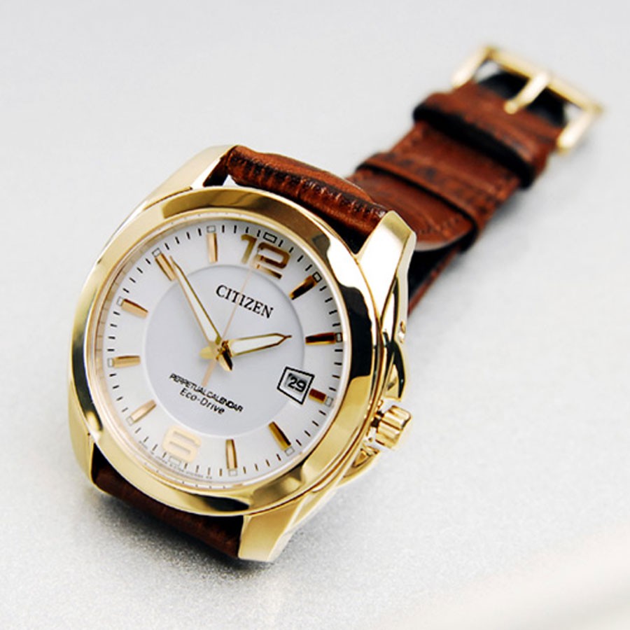 Đồng Hồ Nam Citizen Dây Da BL1243-00A - Mặt Trắng (Sapphire)