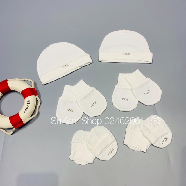 Set 2 mũ, bao tay, bao chân