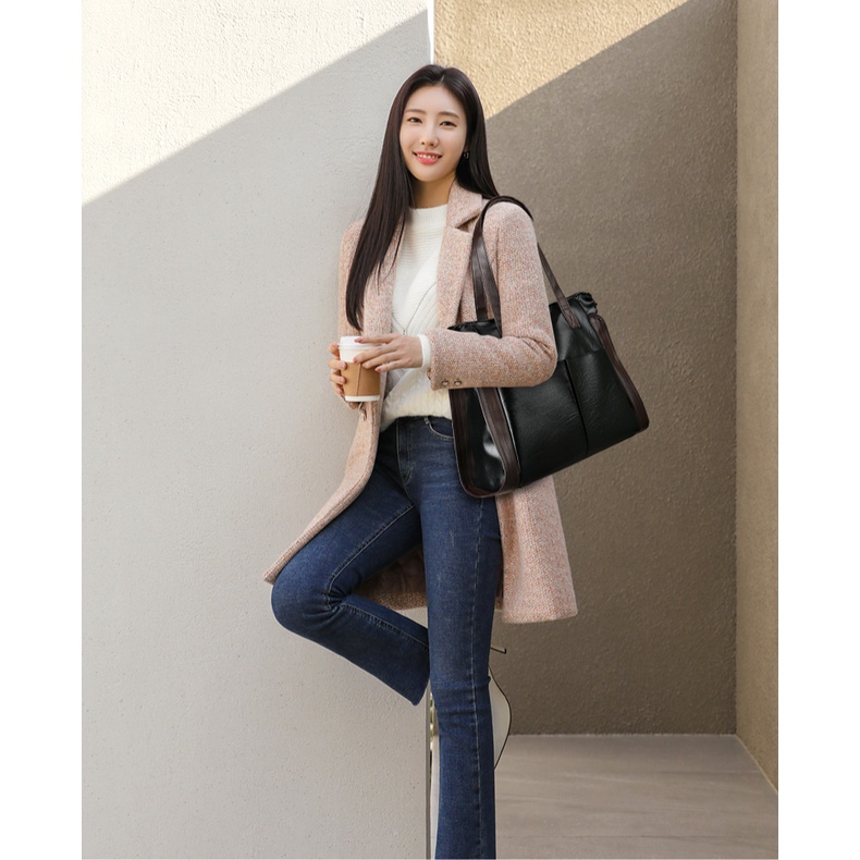Beg Besar Beg Tangan Wanita Murah Cantik Túi Xách Đeo Vai Phong Cách Hàn Quốc Cho Nữ Giới
