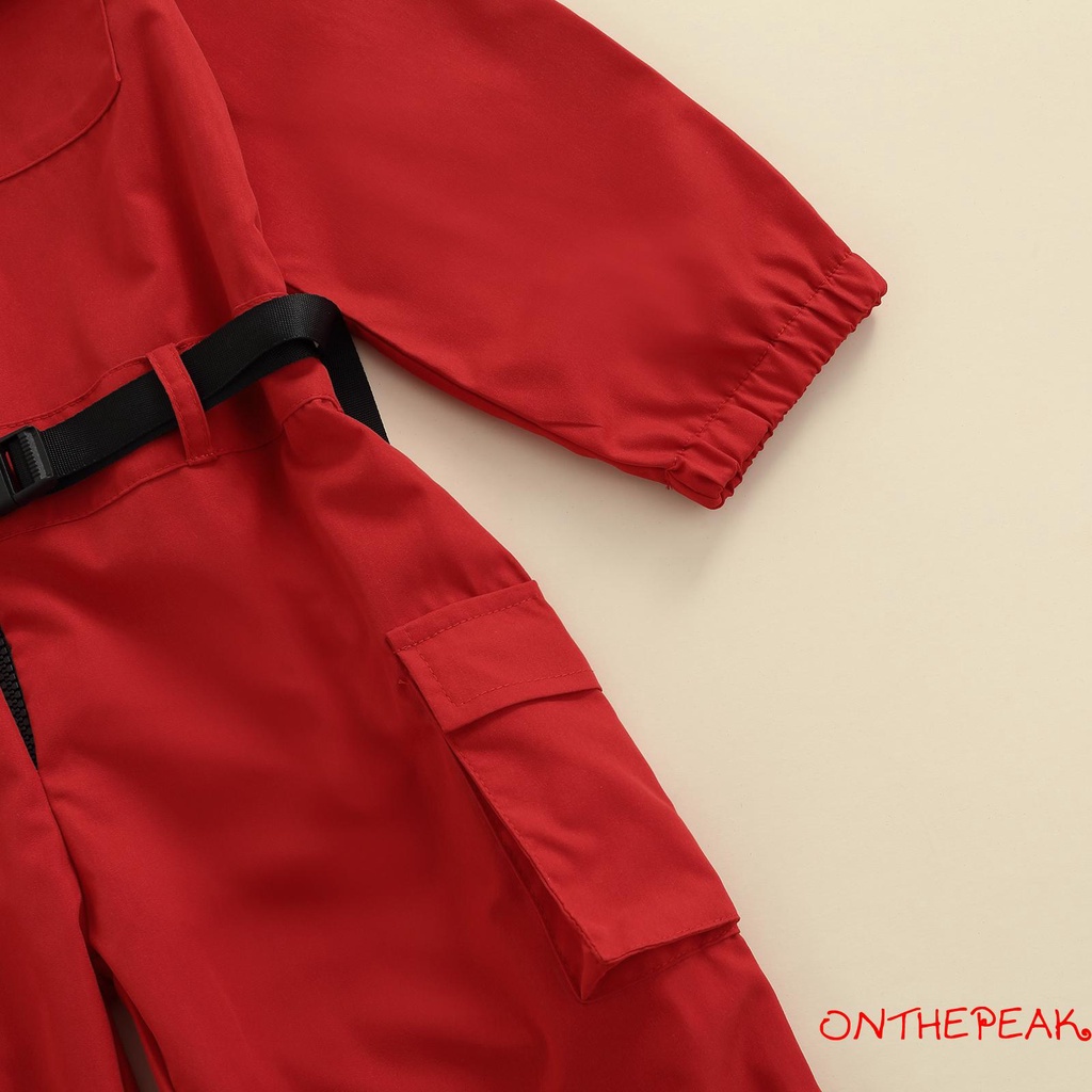 Bộ Trò Chơi Mực 2 Mảnh Bao Gồm jumpsuit + Thắt Lưng Cho Bé