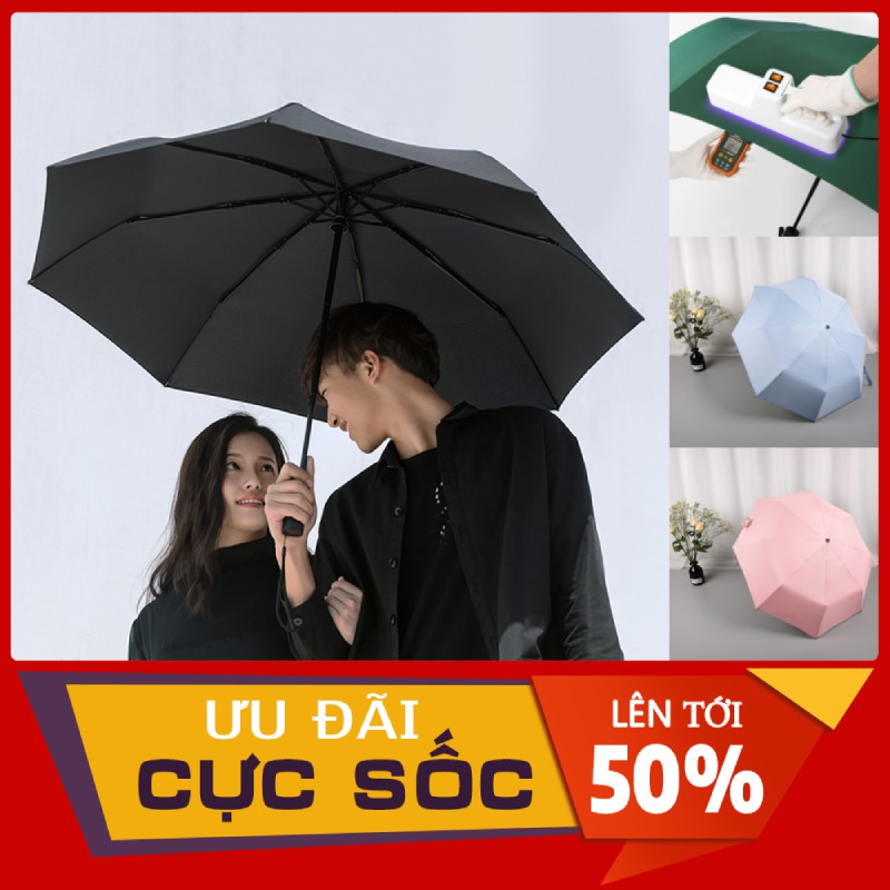 Ô dù che mưa gấp gọn chống tia UV tử ngoại gây sạm và lão hóa da - Mix53 59