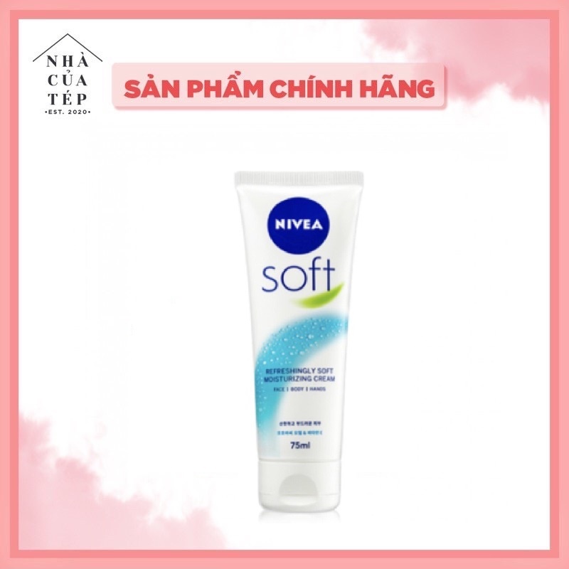 KEM DƯỠNG ẨM NIVEA SOFT DẠNG TUÝP 75ml