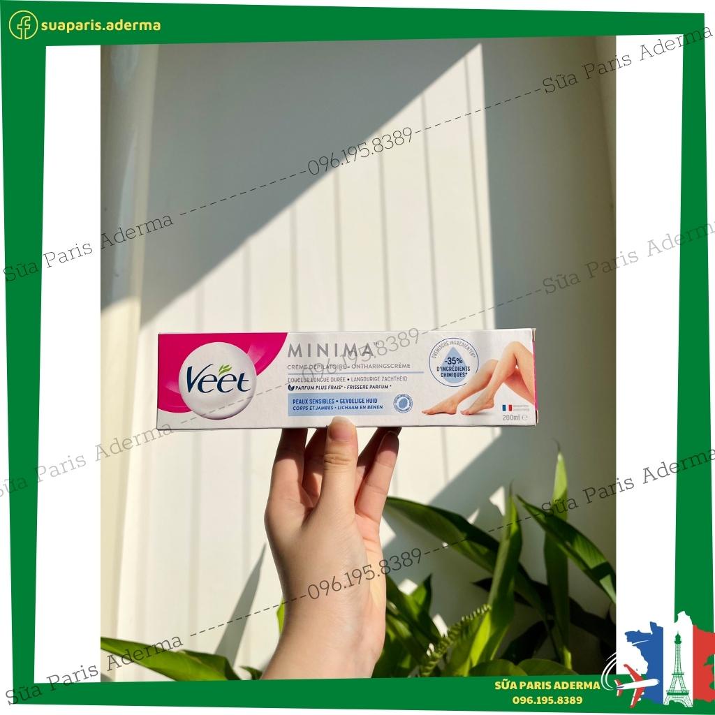 Kem tẩy lông Veet mina creme normal skin body&amp;legs nội địa pháp, cho làn da sạch, mịn màng và an toàn - Sữa Paris Aderma