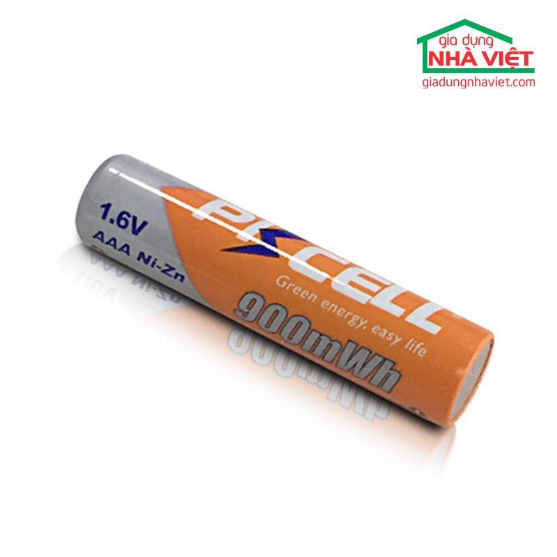 Bộ 2 pin đũa sạc Ni-Zn PkCell AAA 1.6V 900mWh