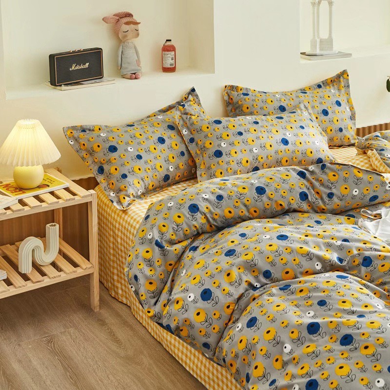 Cotton Poly Nhập Khẩu - Hoa Vàng SP001247 FS