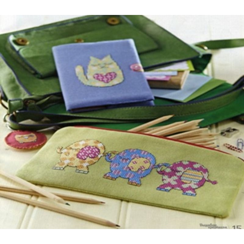 BÓP ĐỰNG ĐỒ THÊU CHỮ THẬP DIY