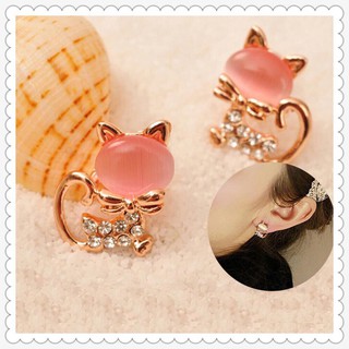 Hoa Tai, Bông Tai Hình Mèo May Mắn Hàn Quốc