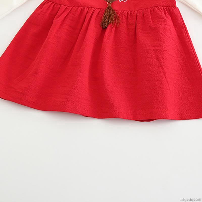 Đầm hoa dài tay xinh xắn dành cho bé gái