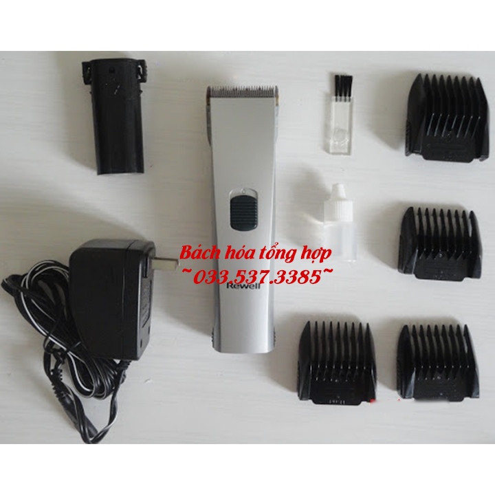 Bộ tông đơ cắt tóc chuyên nghiệp, tông đơ cắt tóc nam REWELL RFCD 900 kích thước nhỏ gọn công suất 12W
