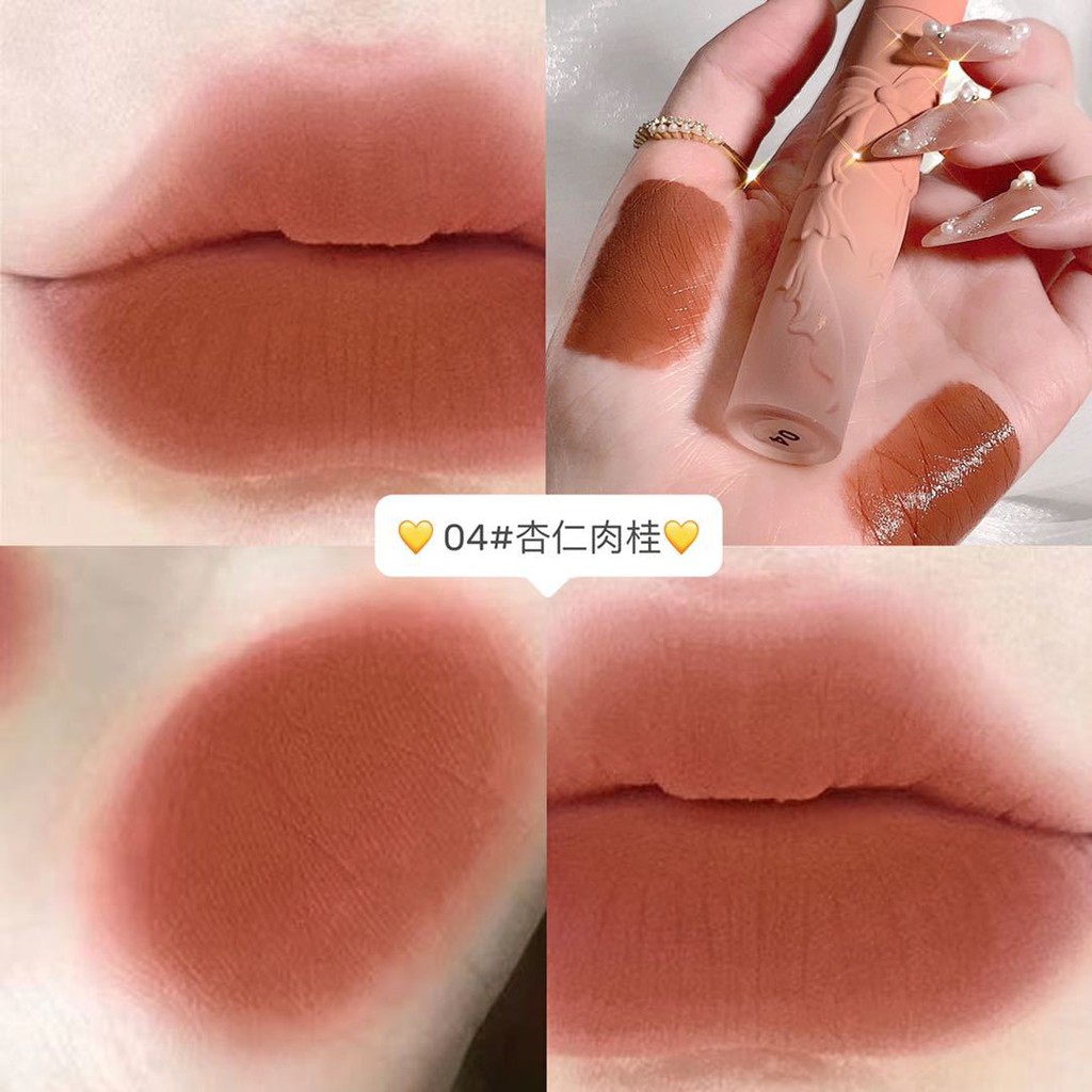 Set 3 Son Kem Lì Mịn Môi Von Gee Pink Nơ Khắc Nổi Siêu Xinh | BigBuy360 - bigbuy360.vn