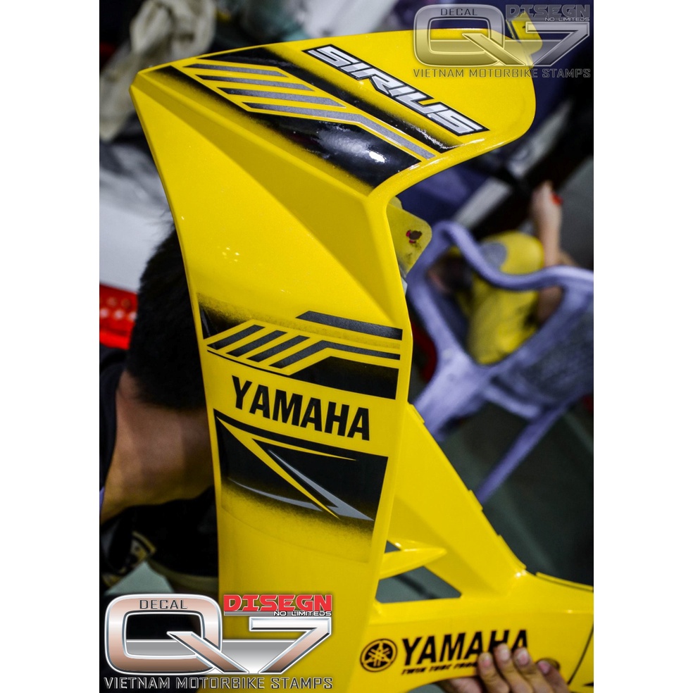 Tem Rời Sirius 110 Xanh Đen