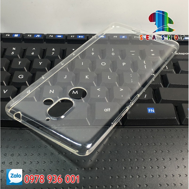 Ốp lưng Nokia 7 Plus silicon trong suốt