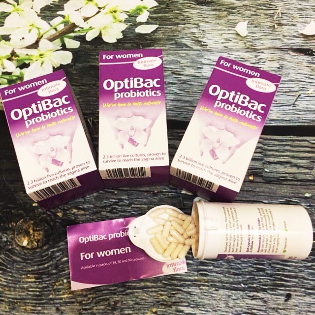 Men vi sinh Optibac tím Optibac for women hàng chính hãng UK hộp 30 viên