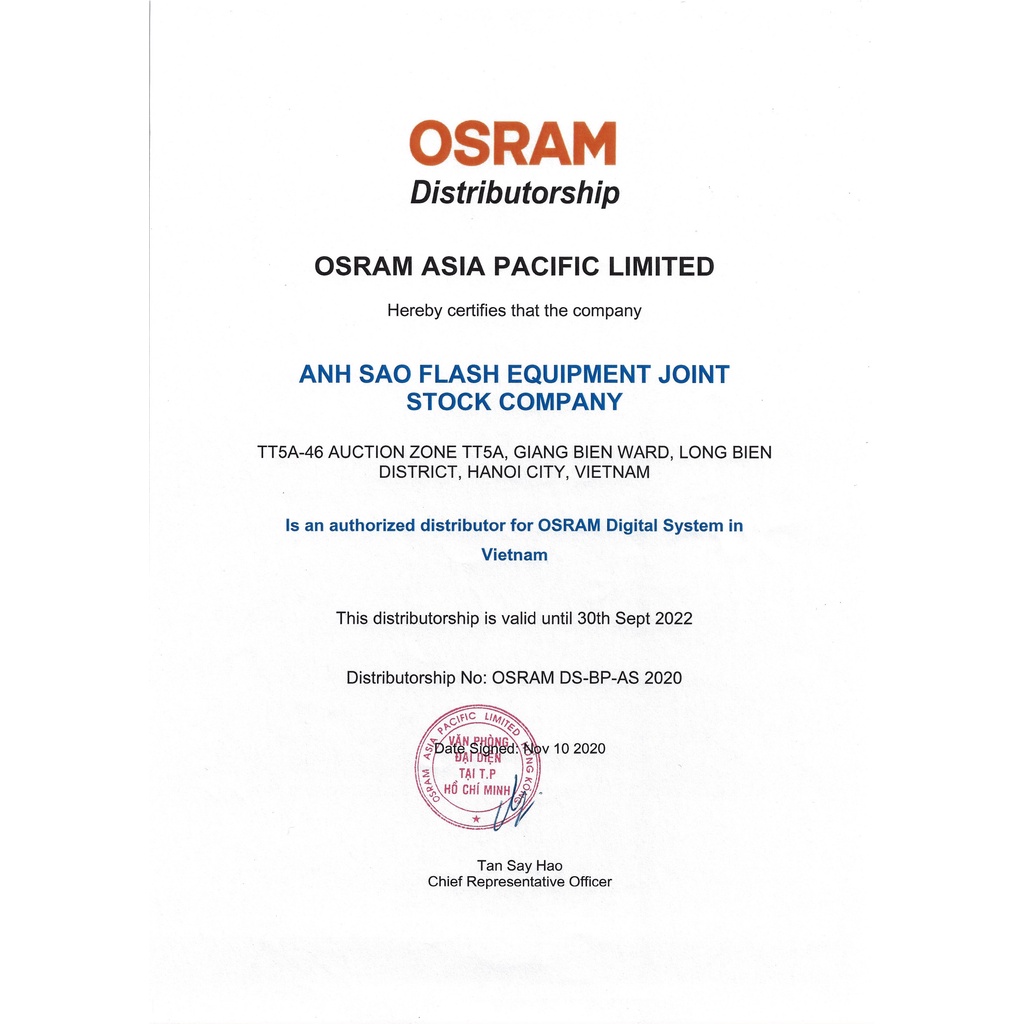 Bóng đèn Tuyp led 1m2 18W ST8-HV4-170 OSRAM Ánh sáng trung tính