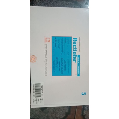 Dung dịch bơm trực tràng rectiofar 5 ml