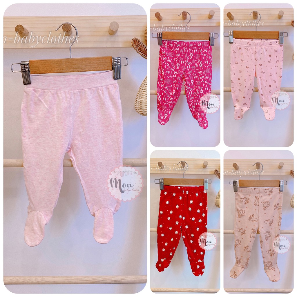 Quần liền tất cotton