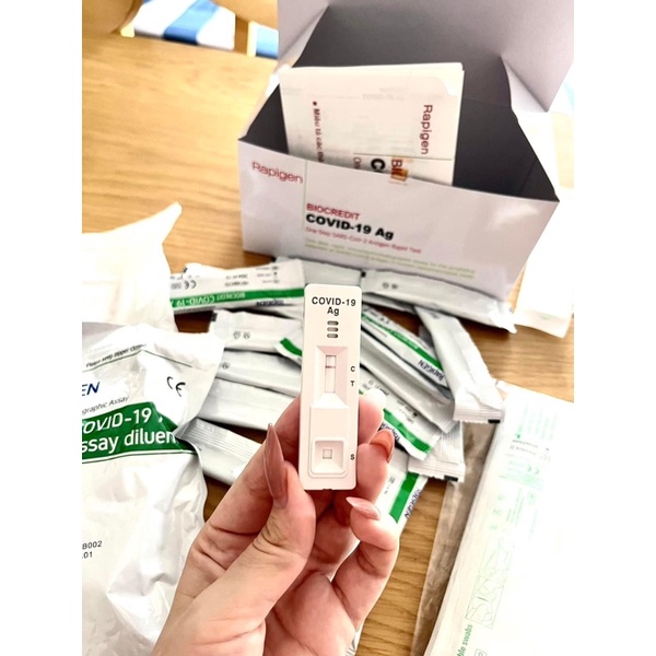 [Nhạy,chính xác] Kit test nhanh Biocredit COVIDD-19 Ag Test Nasal - Nhập Khẩu Hàn Quốc