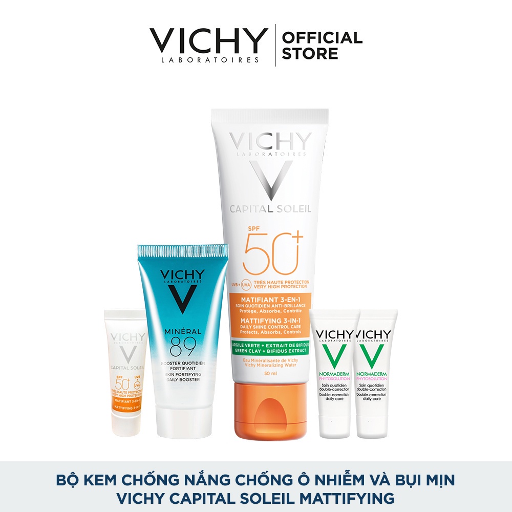 Bộ kem chống nắng chống ô nhiễm, bụi mịn và dưỡng da Vichy | BigBuy360 - bigbuy360.vn