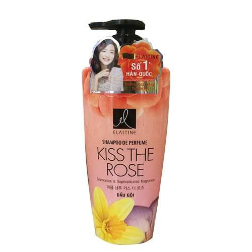 Dầu gội hương nước hoa Elastine Kiss The Rose Shampoo 600ml (Hàn Quốc)