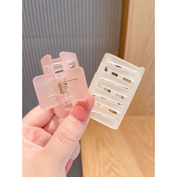 Kẹp cài tóc hàn quốc ❤23 FREESHIP❤cho nữ nhựa vuông nhỏ, cặp tóc càng cua cute hot trend phong cách ulzzang vintage